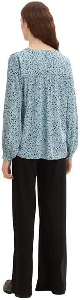 TOM TAILOR Damen Bluse mit Muster 46 30927 - Tourmaline Dot Design, 46 30927 - Tourmaline Dot Design