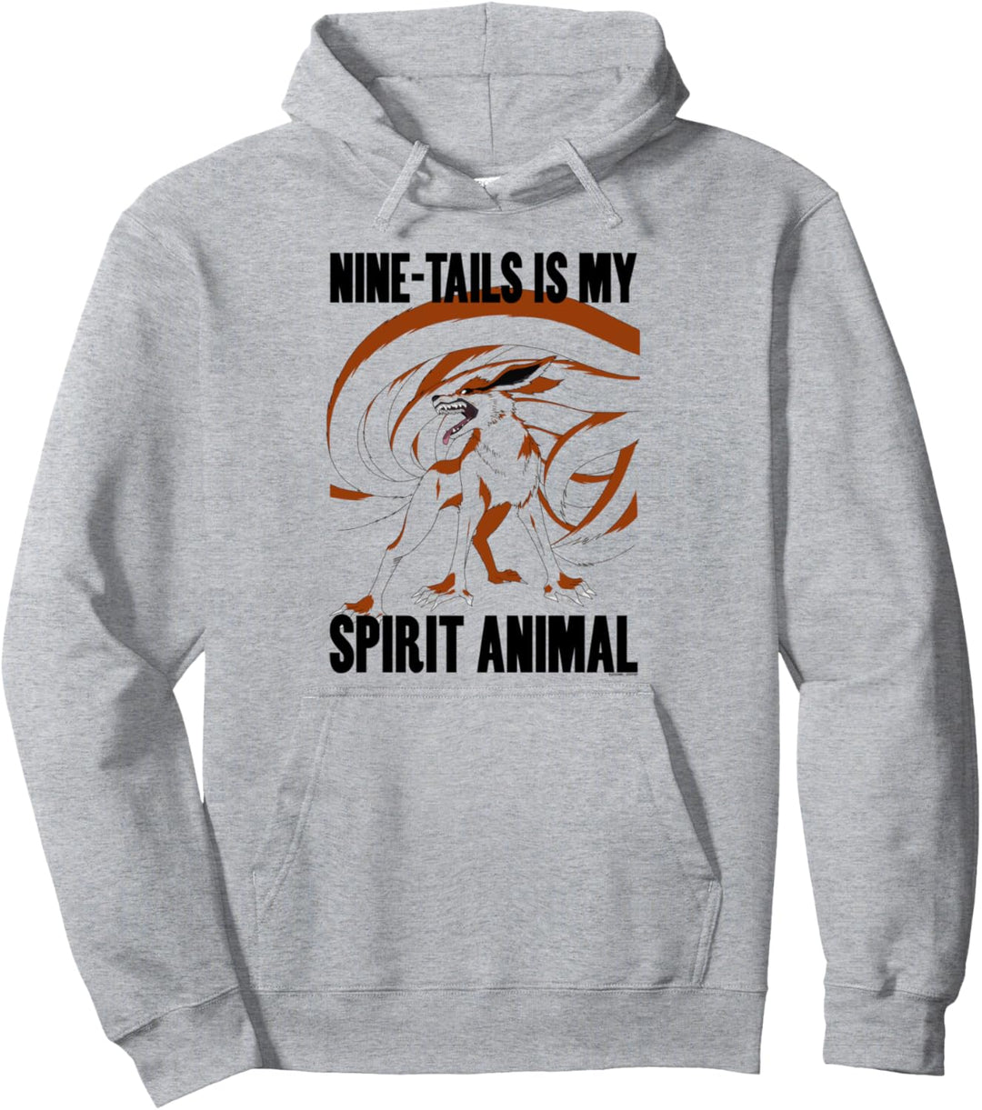 Naruto Shippuden Nine-Tails Is My Spirit Animal Pullover Hoodie