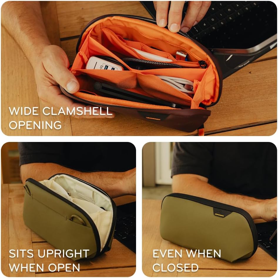 Peak Design Kleine Technologie-Tasche, Ocean, Elektronischer Organizer für Reisen oder täglichen Tra