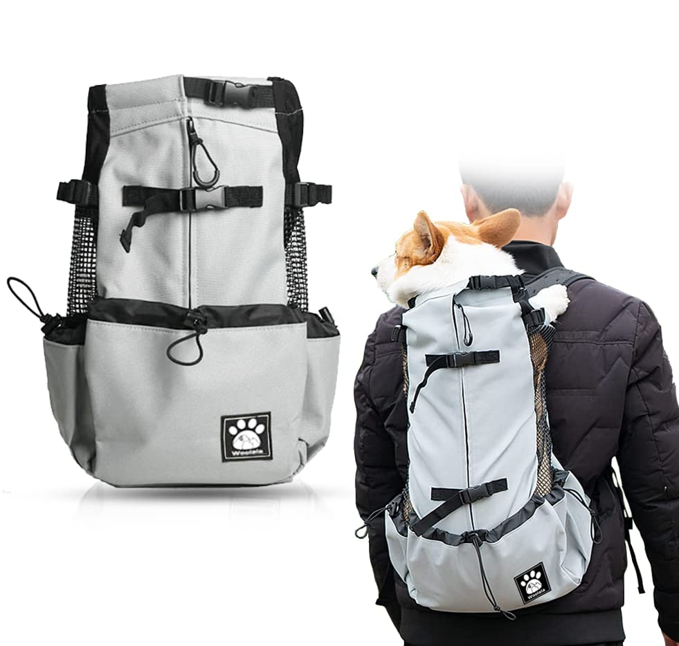 Woolala Transportrucksack für Hunde, Rucksack mit wasserdichtem Futter, kleine Reisetasche für Wande