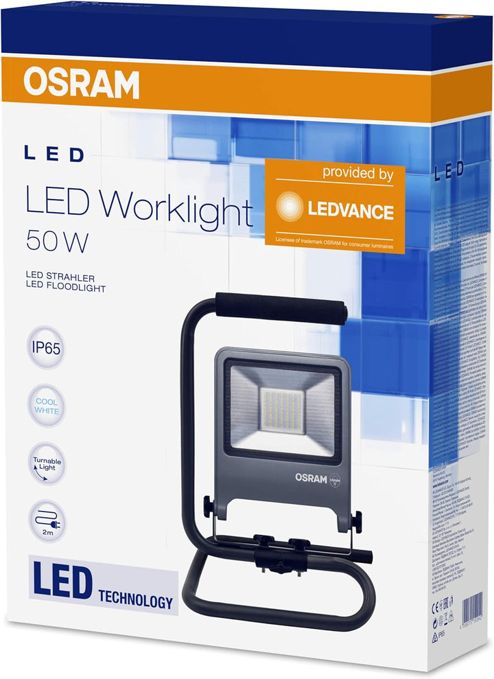 Osram LED Worklight Arbeitslicht, für Aussenanwendungen, Kaltweiss, S-Stund S-Stand 50 Watt, S-Stand