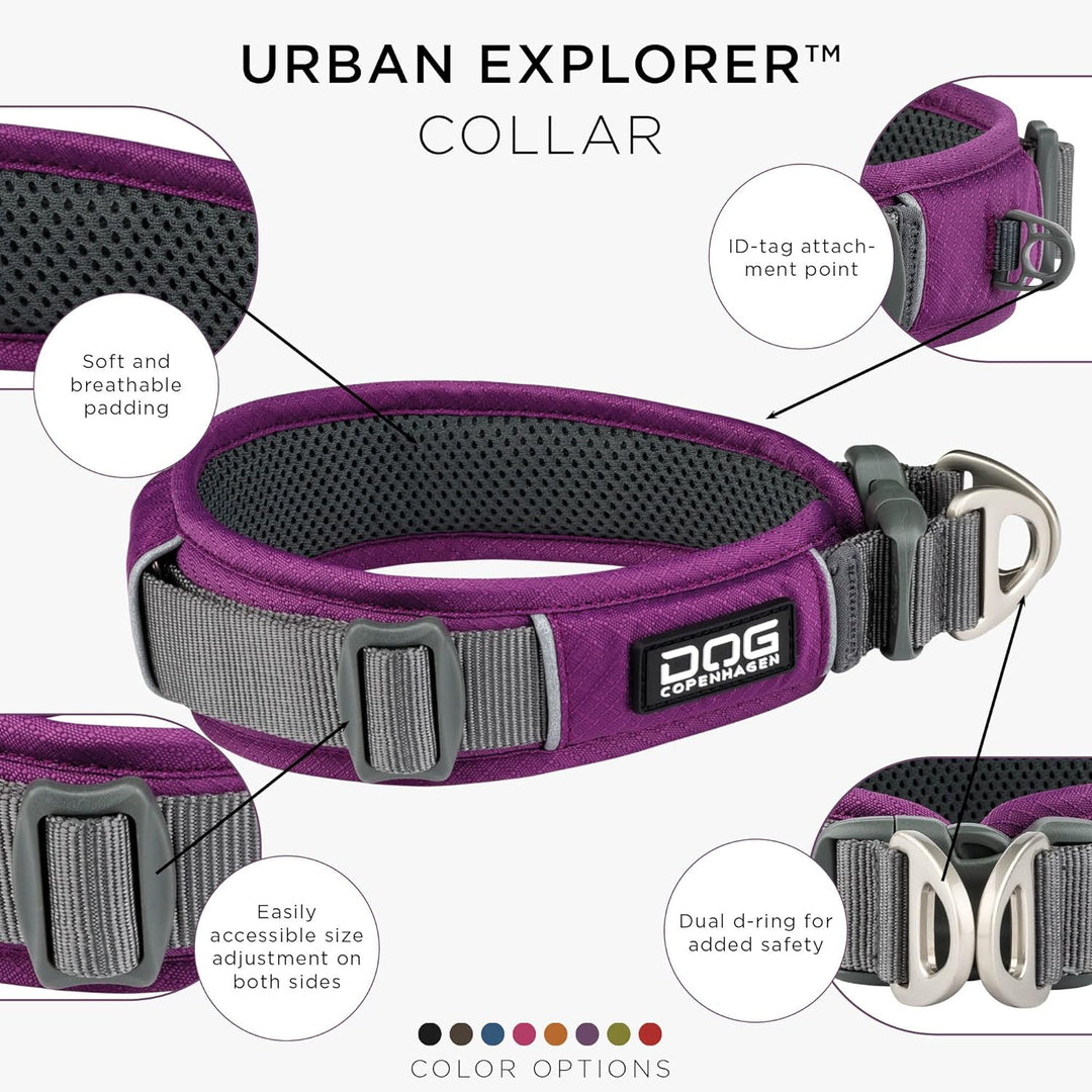 DOG Copenhagen Hundehalsband V2 Urban Explorer Collar Purple Passion Grösse XS XS Purple Passion | L