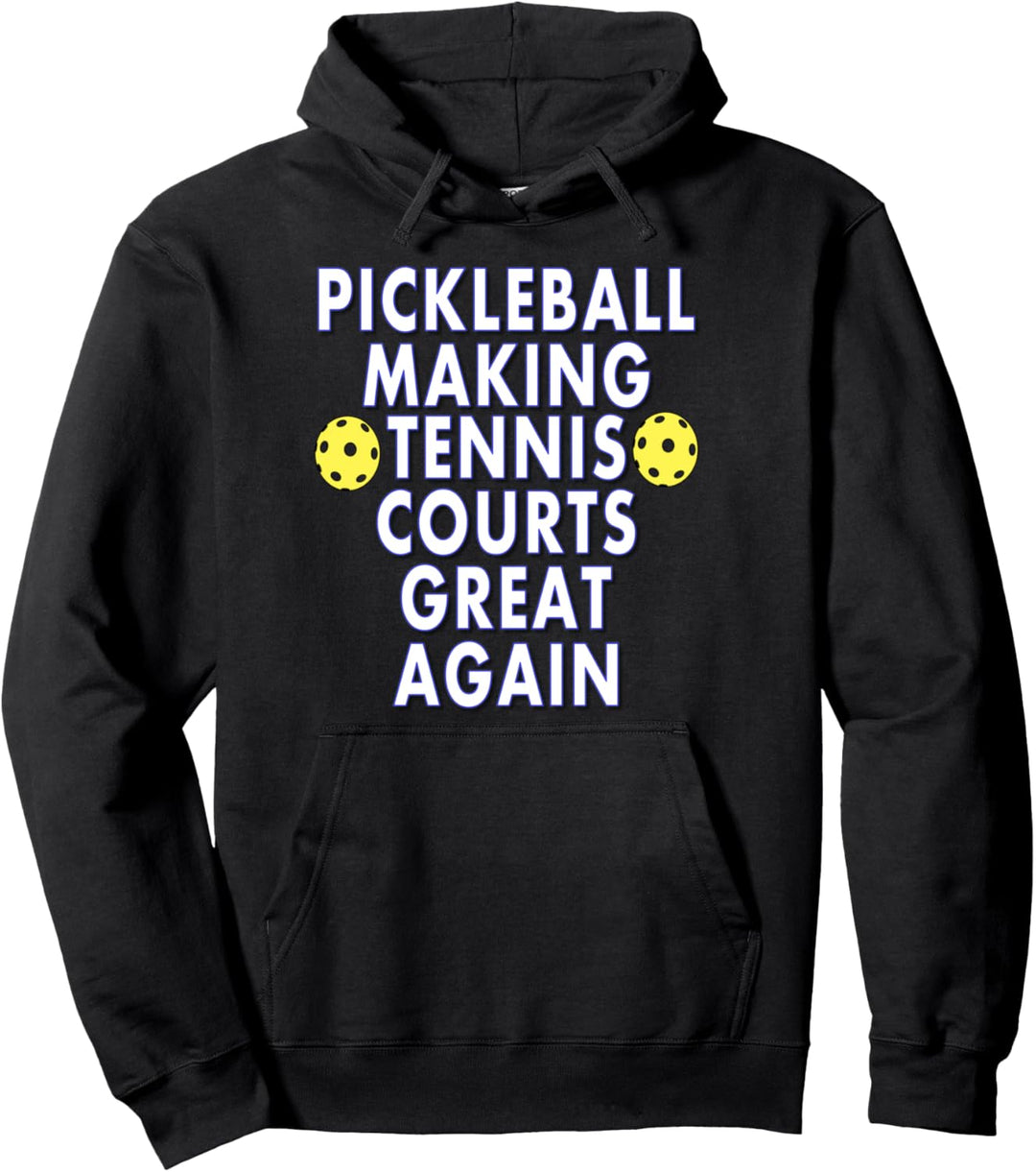 Funny Pickleball Player Gift Pullover Hoodie