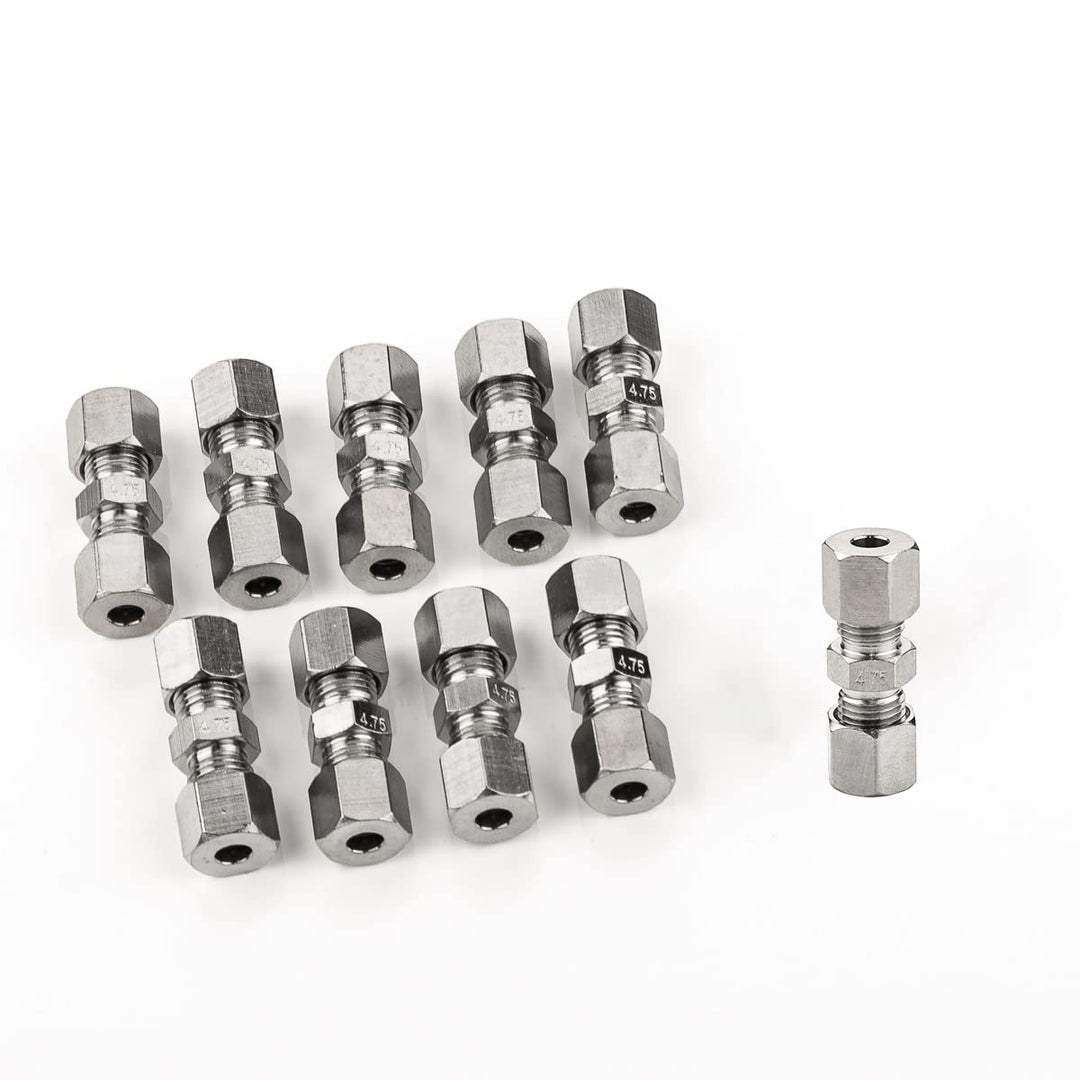 LST 10x Schnell-Verbinder Bremsleitung 4.75 mm 3/16 ohne Bördelgerät
