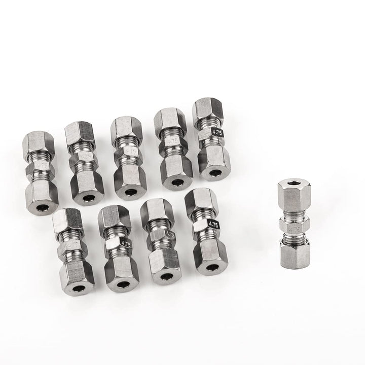 LST 10x Schnell-Verbinder Bremsleitung 4.75 mm 3/16 ohne Bördelgerät