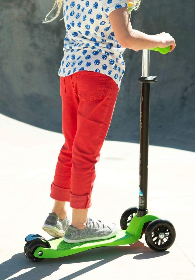 Maxi micro Classic Kinderroller mit T-Lenker ab 5 Jahren Variante Lemon Green grün, grün