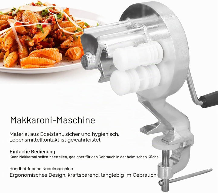 Dpofirs Cavatelli Maker Maschine FüR Authentische Italienische Pasta, Pasta Maschine, Manuell Nudelm