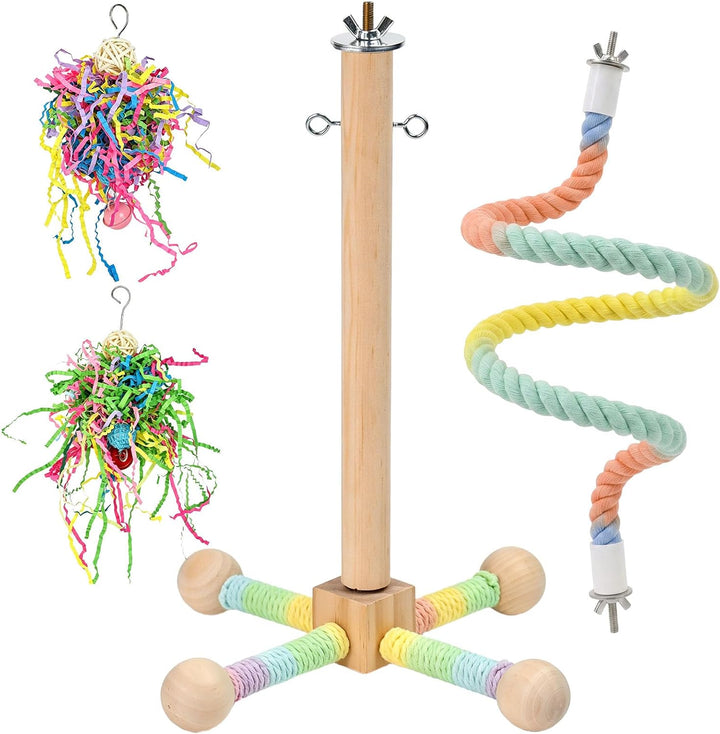 2 Stück Wellensittich Spielzeug, Vogelspielzeug, Papageienspielzeug