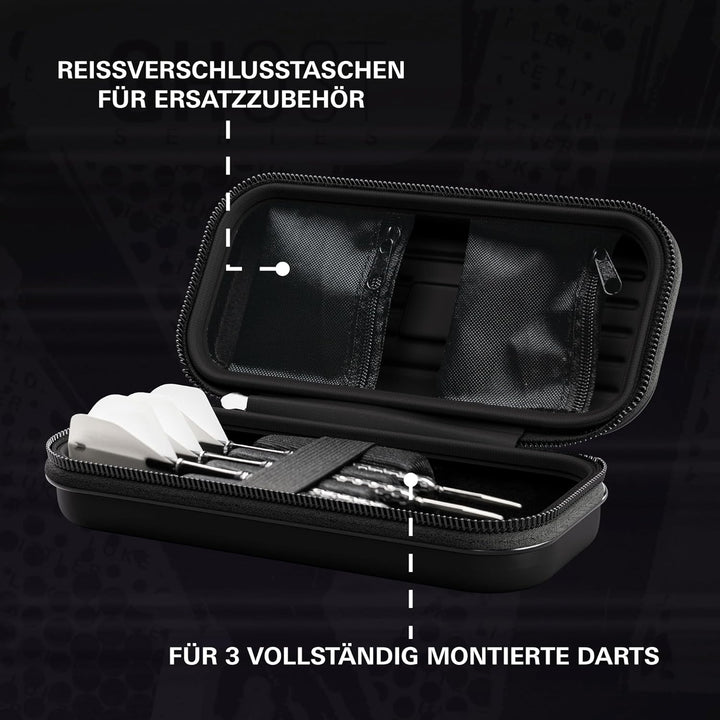 Target Darts Luke Littler Ghost Series Takoma Wallet Regular – Dart-Etui schwarz/weiss | „The Nuke“