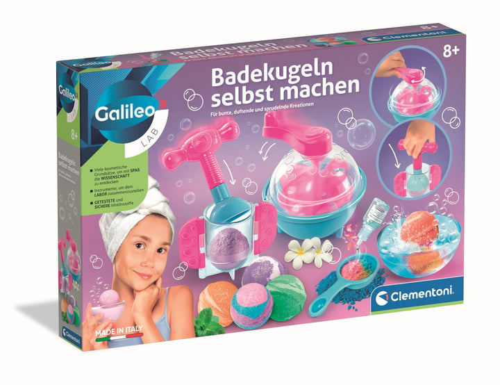 Galileo Lab Badekugeln selbst machen - DIY Experimentierset zur Herstellung bunter, duftender Badebo