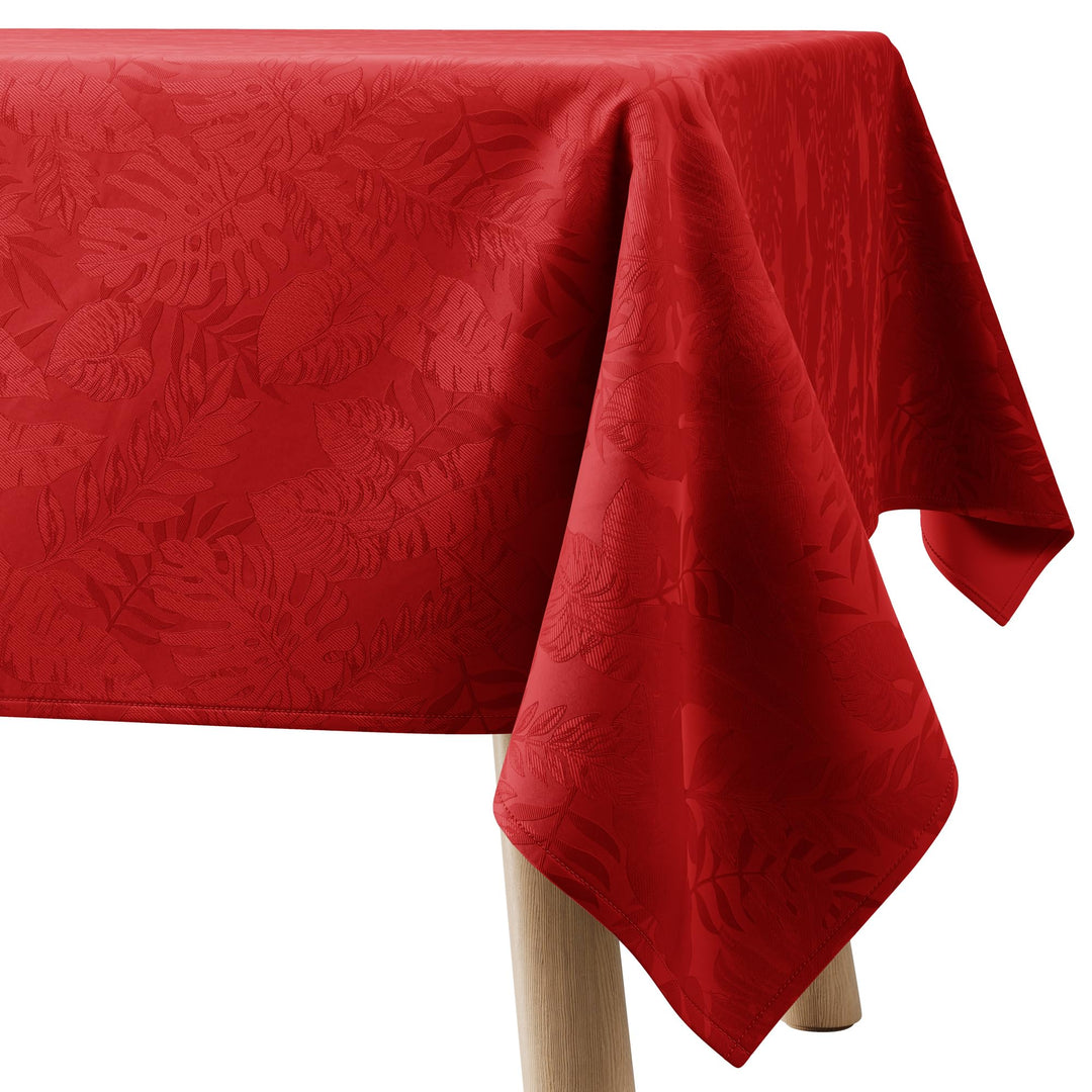 Filumi Tischdecke 110x160 cm Rot Abwaschbar Für Indoor Outdoor Monsteramuster Eris 110x160 cm Bordea