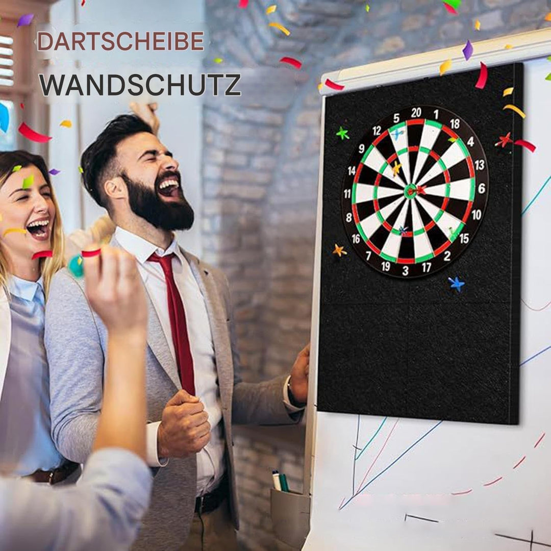 Filzplatte Für Wand - 9 Stück Selbstklebendes Zusammensetzbares Sportzubehör,Dartscheiben Rückwandsc