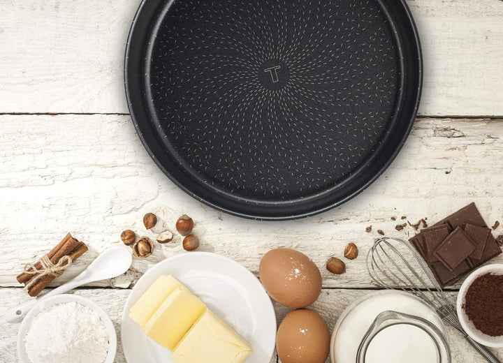 Tefal Perfectbake Set 5 Kuchenformen, 30 cm, 24 cm, 28 cm, 4 Quadrate 26 cm, Backblech, 38 x 28 cm,