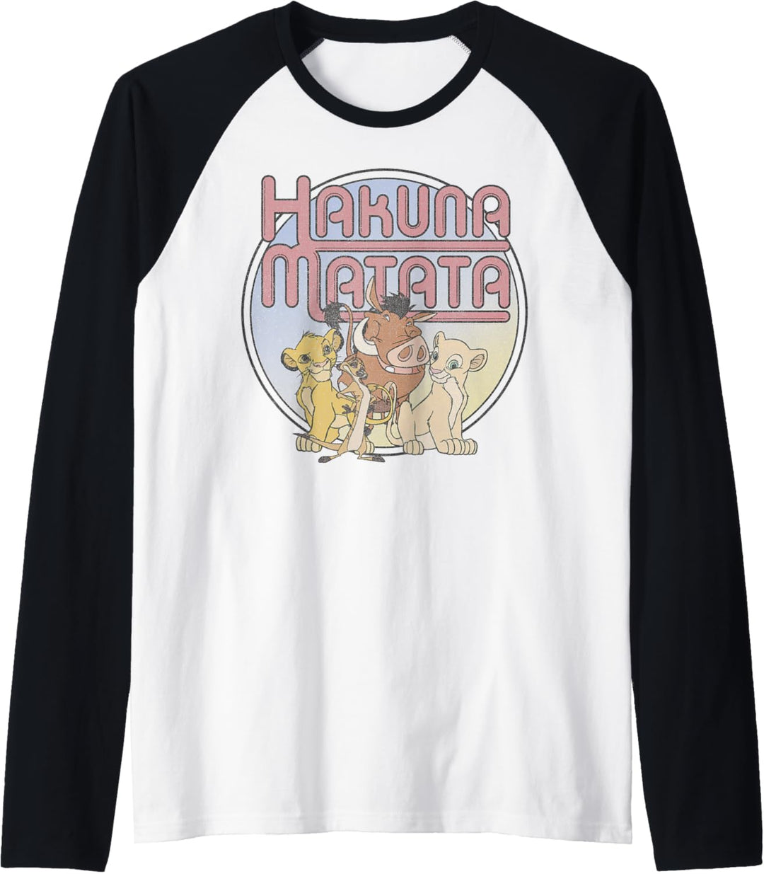 Disney Lion King Retro Hakuna Matata Simba And Friends Raglan