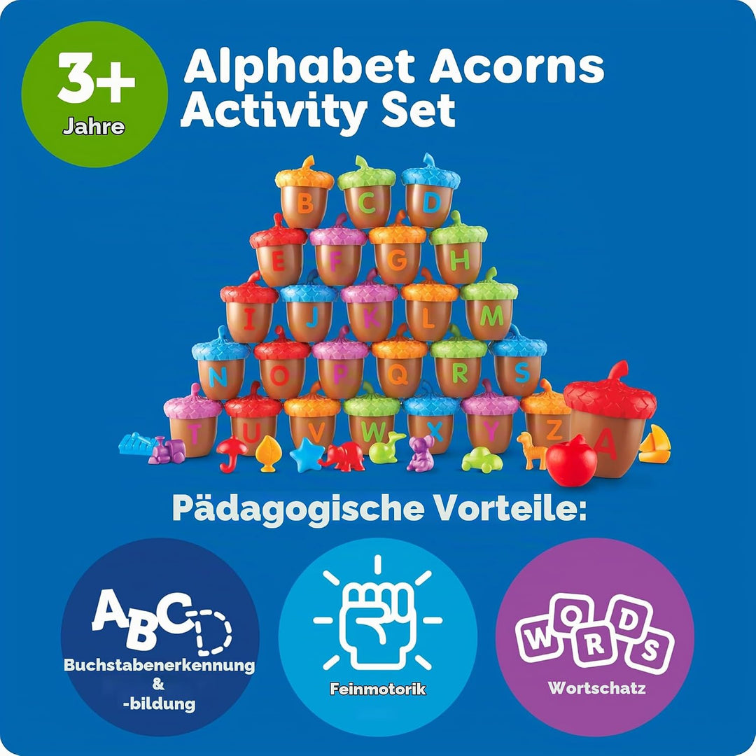 Learning Resources Spielset Alphabet-Eicheln Eichel-Aktivität, Eichel-Aktivität