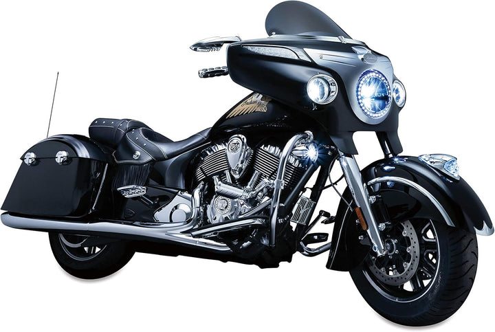 Kuryakyn 7610 Motorrad Zubehör: Kinetic Mini Board Dielen mit männlichen Halterungen, Chrom, 1 Paar