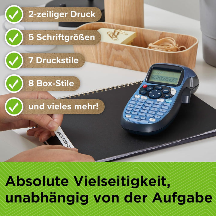 DYMO LetraTag LT-100H Beschriftungsgerät & Hama Aktenvernichter Einzug Aktenvernichter professionell