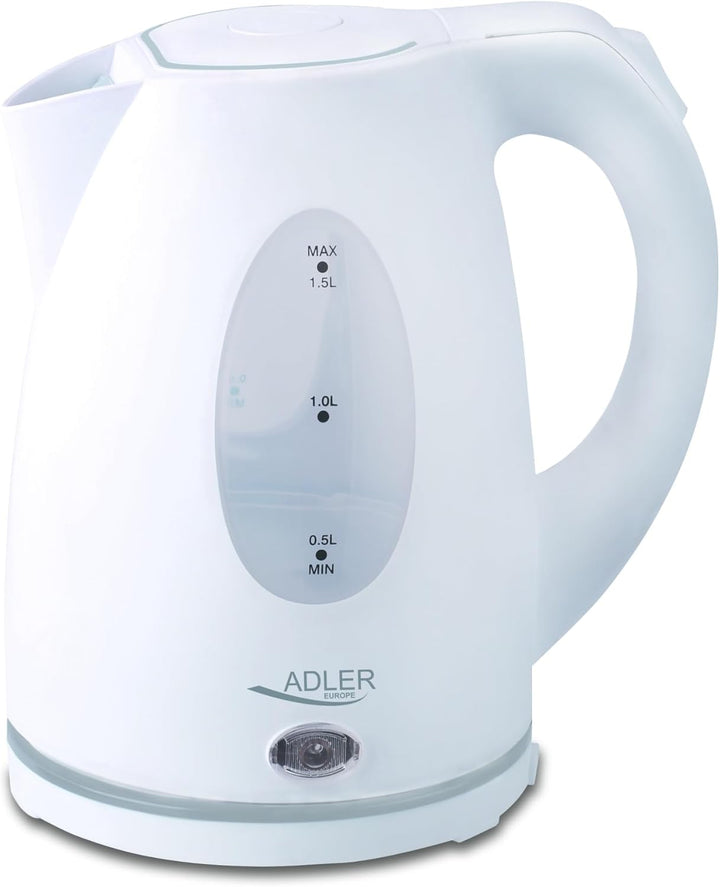 Adler AD 1207 Wasserkocher 1,5 L, weiss