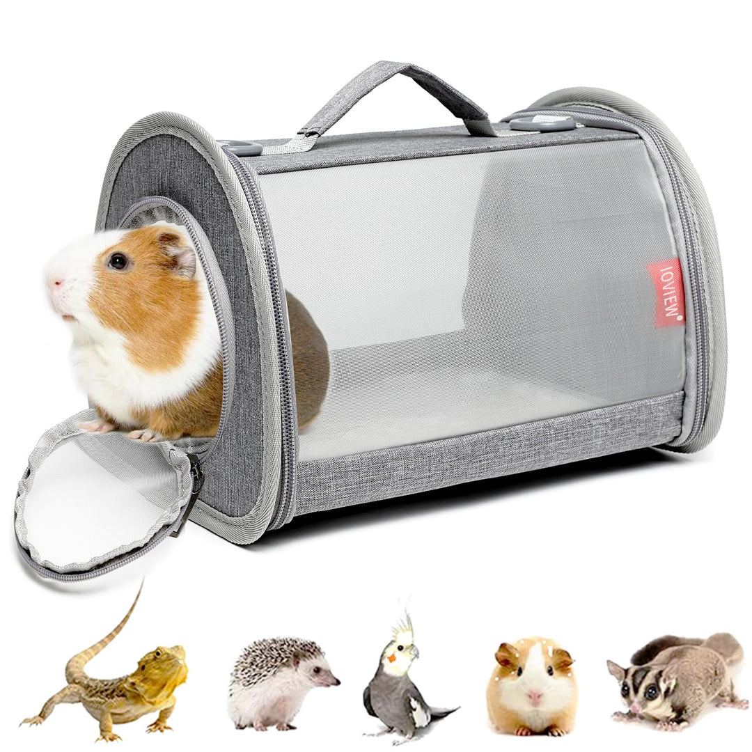 Ioview Tragetasche für Meerschweinchen, für kleine Tiere, Eidechse, Vogel, Kaninchen, Käfig, Eichhör