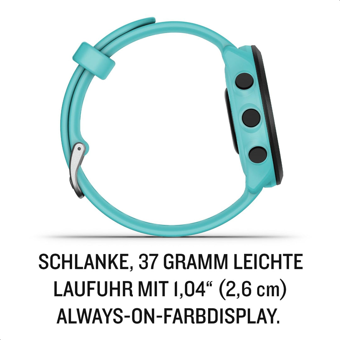 Garmin Forerunner 55 – GPS-Laufuhr mit 1,04“ Always-On-Farbdisplay, täglichen Trainingsempfehlungen,