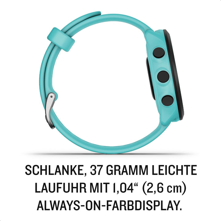 Garmin Forerunner 55 – GPS-Laufuhr mit 1,04“ Always-On-Farbdisplay, täglichen Trainingsempfehlungen,