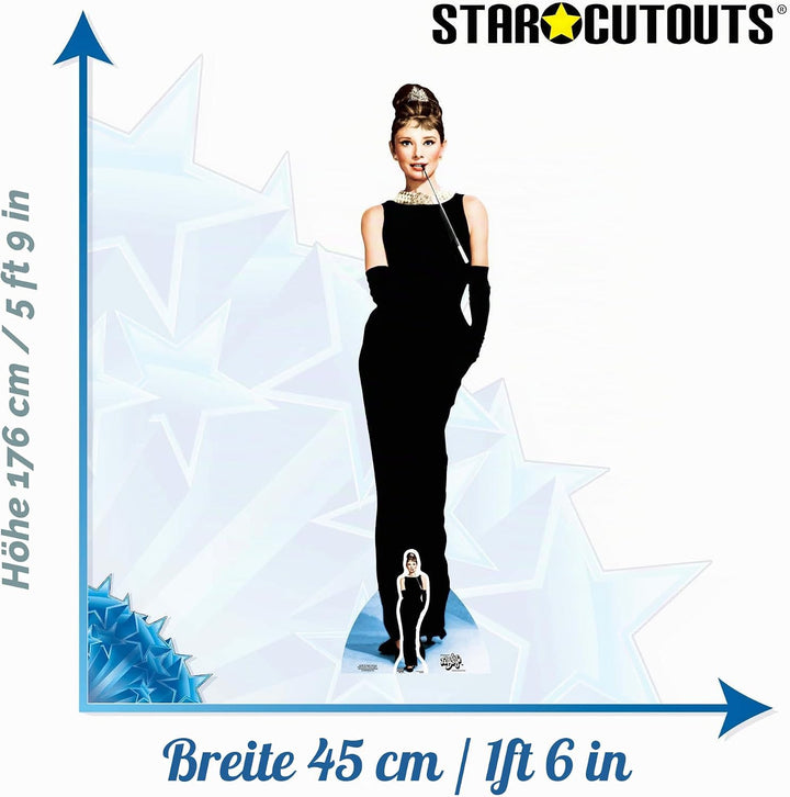 Star Cutouts Pappaufsteller von Audrey Hepburn, Audrey Hepburn