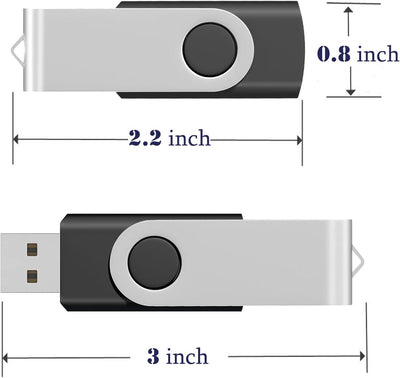 EASTBULL USB-Stick, 16 GB, 10 Farben, 16 GB x 10 Stück 16 GB 10 Farben., 16 GB 10 Farben.