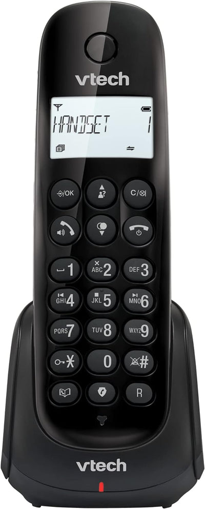 VTech CS1450 DECT Schnurloses Telefon mit Anrufbeantworter, Freisprecheinrichtung, Anrufersperre, An