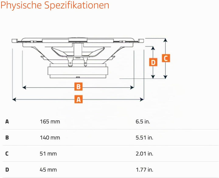 Hertz Linie UNO K170 K 170 Lautsprecher-Set, Zwei-Wege-Lautsprecher, 170 mm