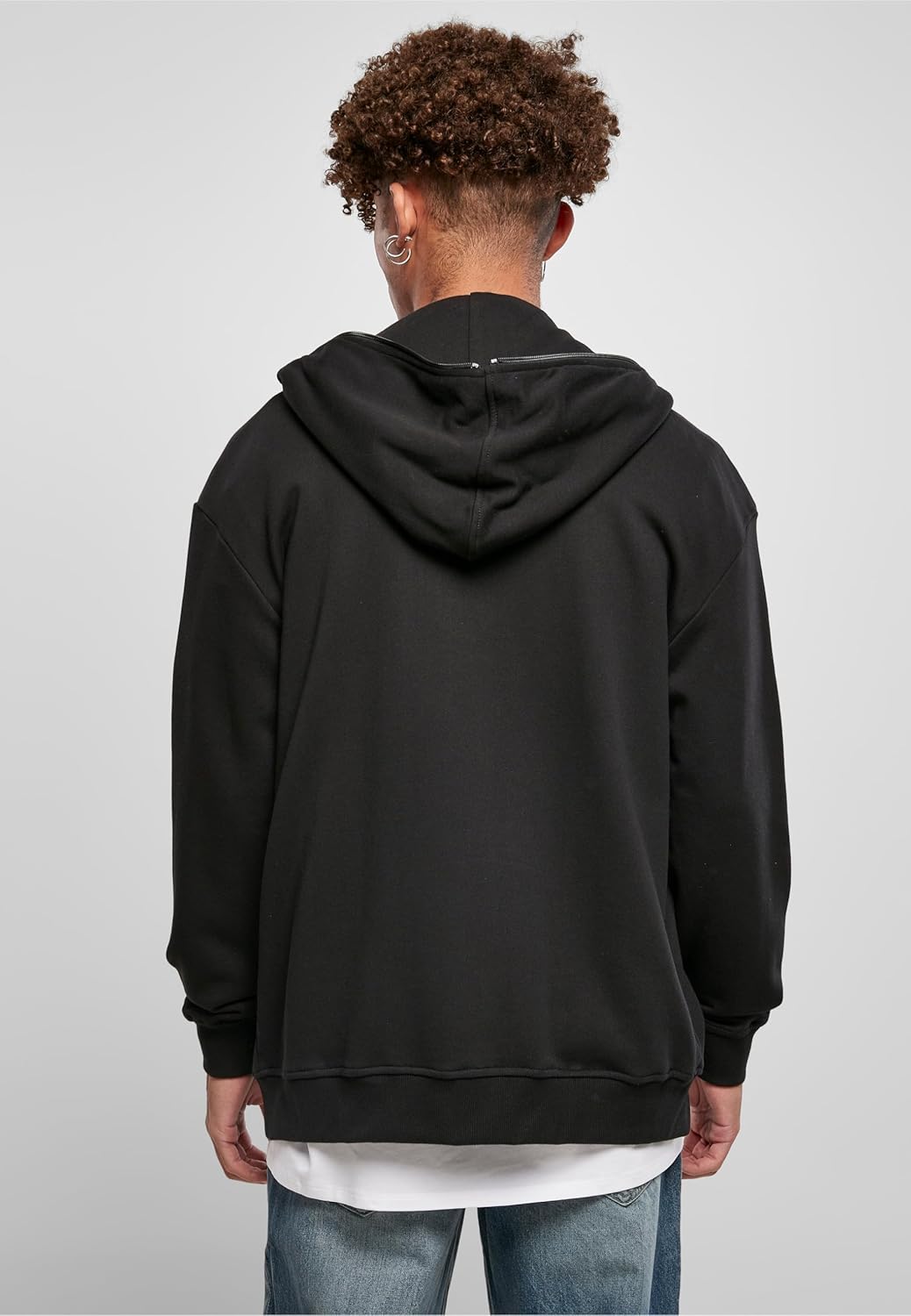 Urban Classics Herren Organic Full Zip Hoodie, Männer Kapuzenpullover, erhältlich in vielen verschie