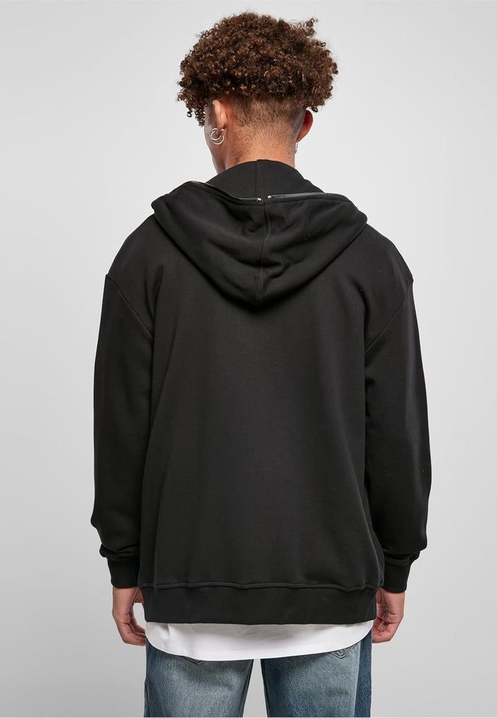 Urban Classics Herren Organic Full Zip Hoodie, Männer Kapuzenpullover, erhältlich in vielen verschie