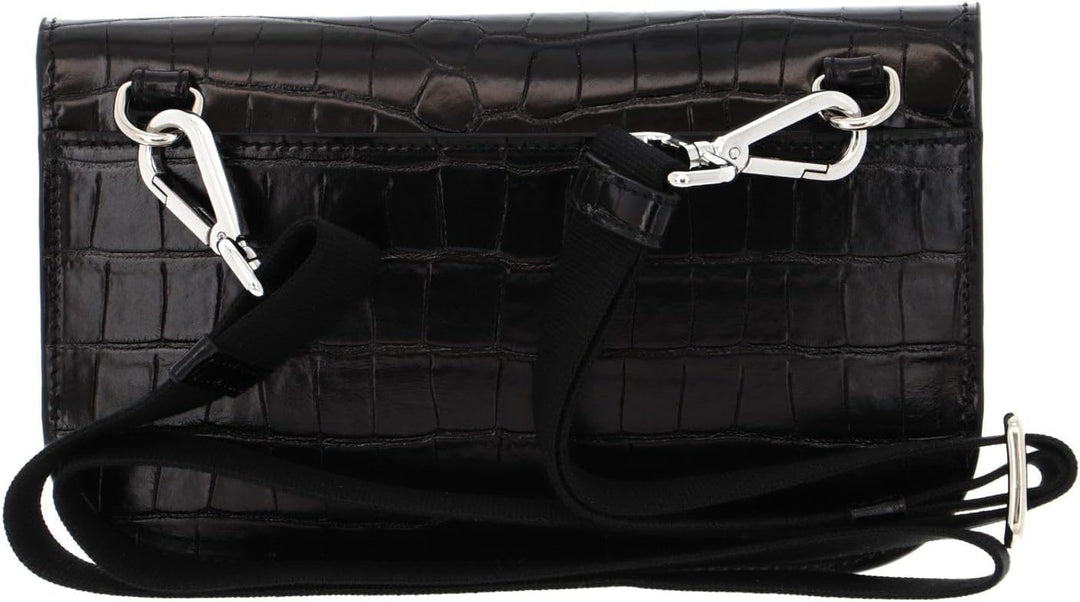 DECADENT Tara Belt Bag Croco Black