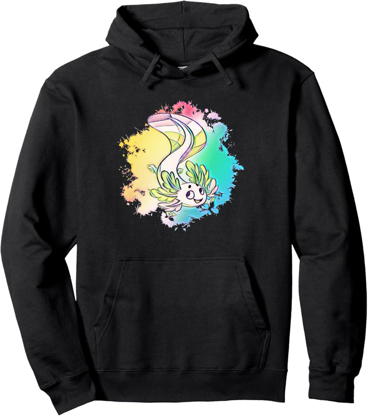 Axolotl Motiv Amphibie Axolotls Pullover Hoodie
