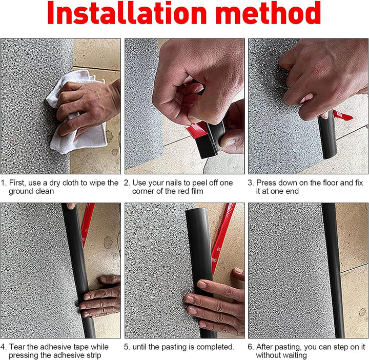 1M/2M/3M Selbstklebend üBergangsprofil Abdeckleiste Breite: 7cm, Boden&Teppich für Teppich Schwellen