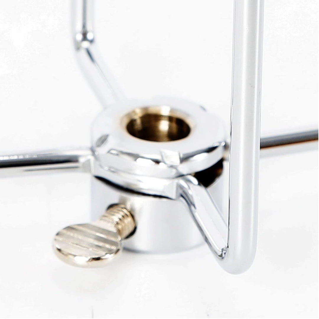 Spiessgabel Grillspiess, 4 Stück Edelstahl Fleischnadeln, Fleischklammer für Drehspiess für Hähnchen