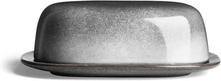 SPRINGLANE Butterdose Misty Cliff - Steingut - Spülmaschinengeeignet - Butterschale mit Deckel, Butt