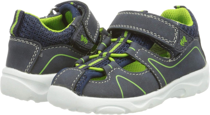 Lurchi Jungen Bort Sandale 25 EU Navy Green, 25 EU Navy Green