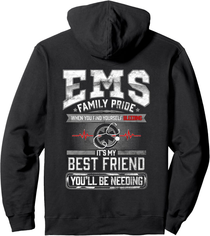 EMT Hoodie Sanitäter Zitat EMTs Bester Freund Lustiges Pullover Hoodie