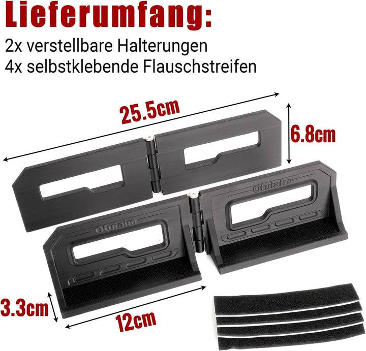 Mehrzweck Kofferraum Organizer & Gepäckfixierung - 50° bis 210° Verstellbare Halterung - Robustes PE