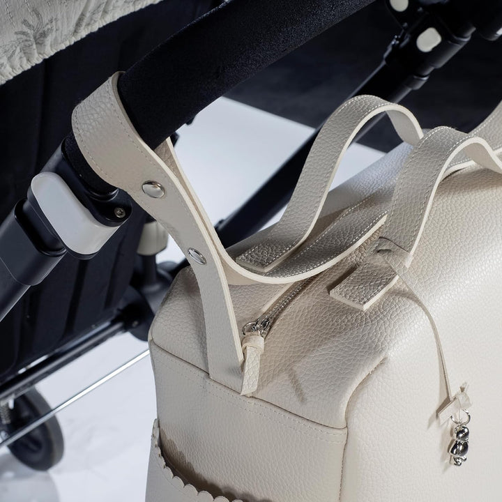 Pasito a Pasito Icon Wickeltasche:, Rosa oder Beige oder Grau oder Karamell