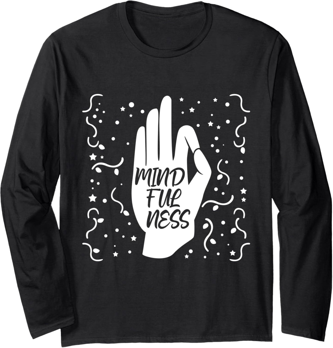Namaste - Achtsamkeit & Selbstbewusstsein Langarmshirt