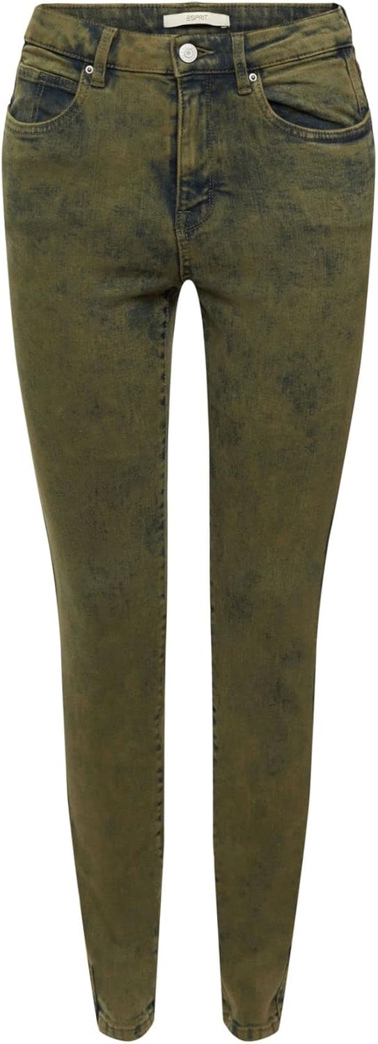 ESPRIT Damen Hose 27W / 32L 355/Dark Khaki, 27W / 32L 355/Dark Khaki