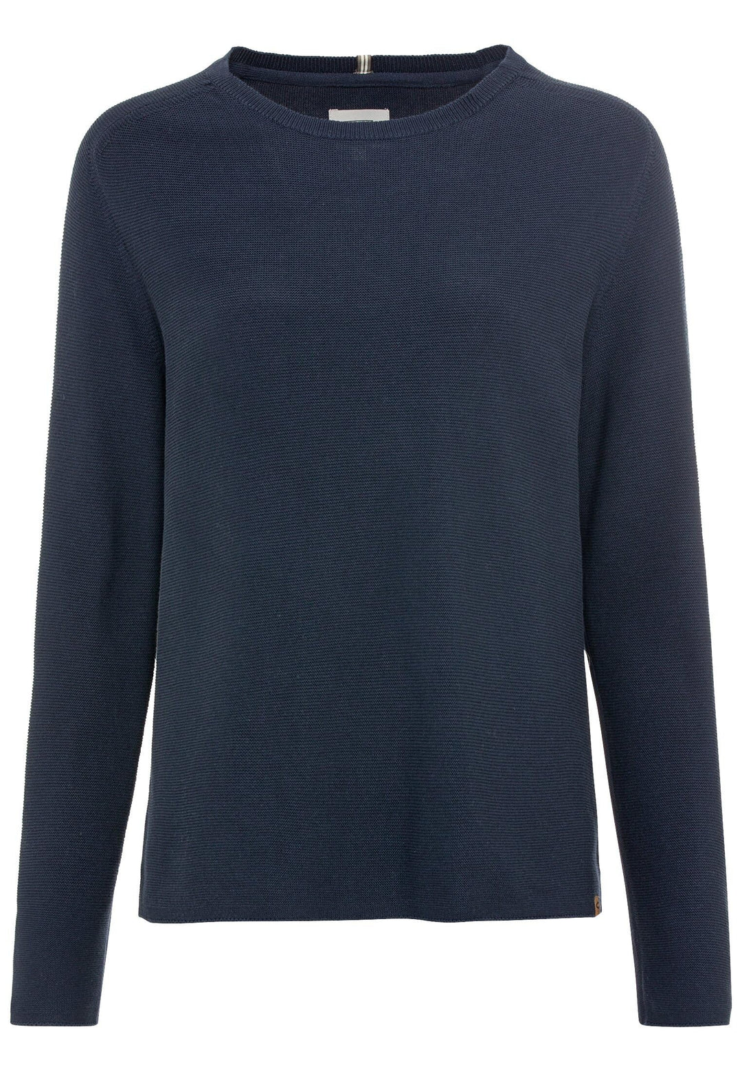 camel active Damen Strickpullover aus Reiner Baumwolle XS Blau, XS Blau