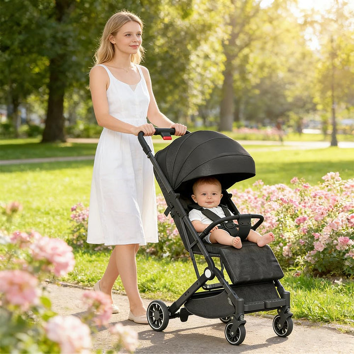 Buggy, Kinderwagen, Kinderbuggy, Liegewagen, Sportwagen, Zusammenklappen, Sitzen und liegen, 4 PU-Rä