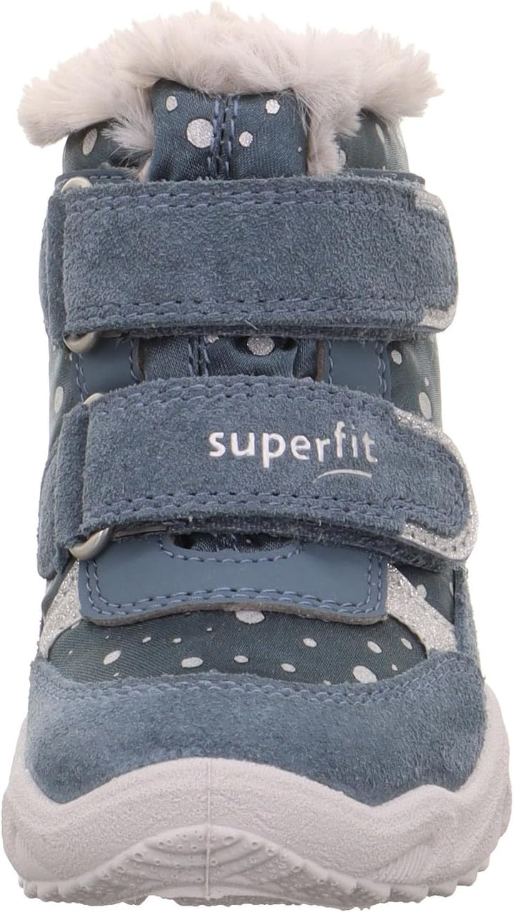 Superfit Baby-Mädchen Glacier Lauflernschuhe, Blau Hellgrau 8030