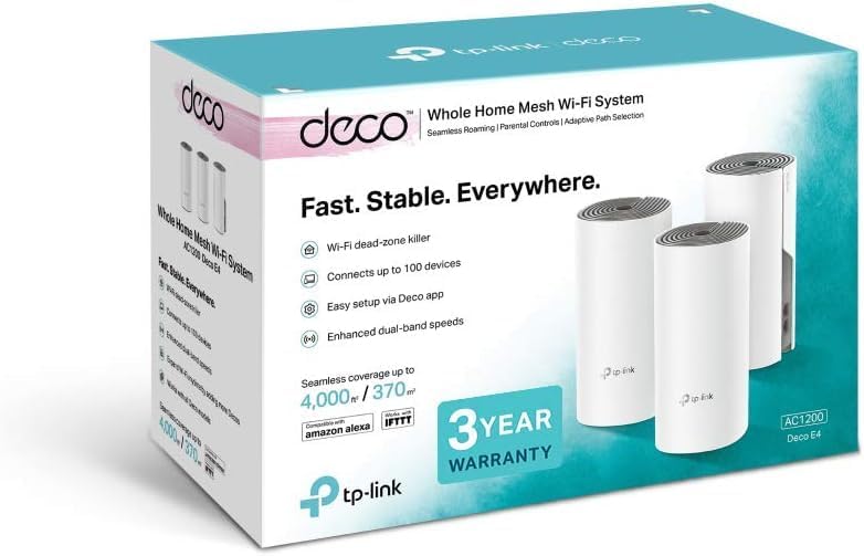 Wireless Router|TP-LINK|Wireless Router|3-Pack|1167 Mbps|Mesh|IEEE 802.11ac|LAN WAN Ports 2|Number o