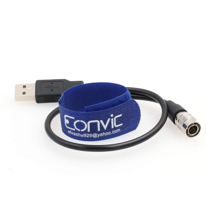 Eonvic Hirose USB-Stromkabel für Zoom F4 F8 Soundgeräte 633/644/688 Recorder 4 Pin Hirose USB Cable,