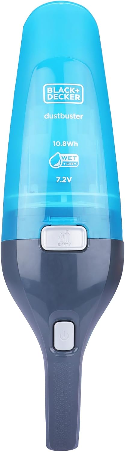 Black+Decker WDC215WA WDC215WA-QW, Tischstaubsauger, Blau, Titan, 10.8 W, 0.385 liters, 65 Dezibel