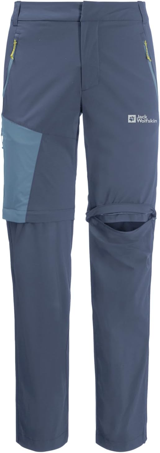 Jack Wolfskin Herren Wanderhose Glastal Zip Away Pants M 48 Evening Sky, 48 Evening Sky