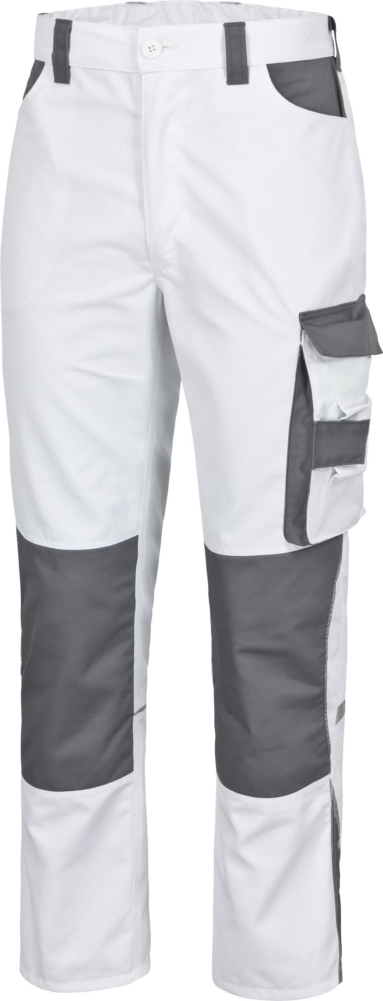safetY&more Berufshose Extreme weiߟ-grau, Gr. XXXL 3XL Weiss-grau, 3XL Weiss-grau